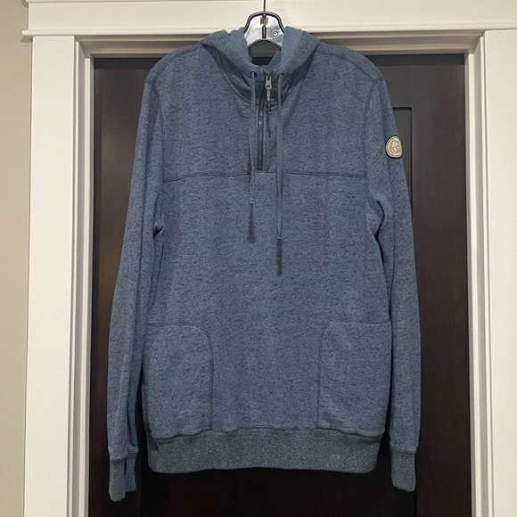 Roots Men's 1/4 Zip Hoodie - Medium - Picture 1 of 5